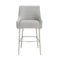 Beatrix Pleated Performance Velvet Stool