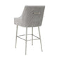 Beatrix Pleated Performance Velvet Stool