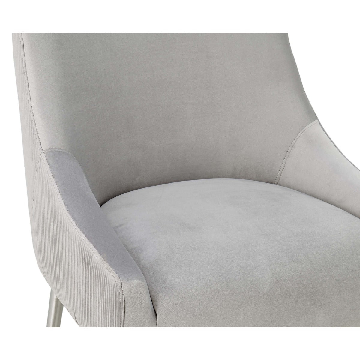 Beatrix Pleated Performance Velvet Stool