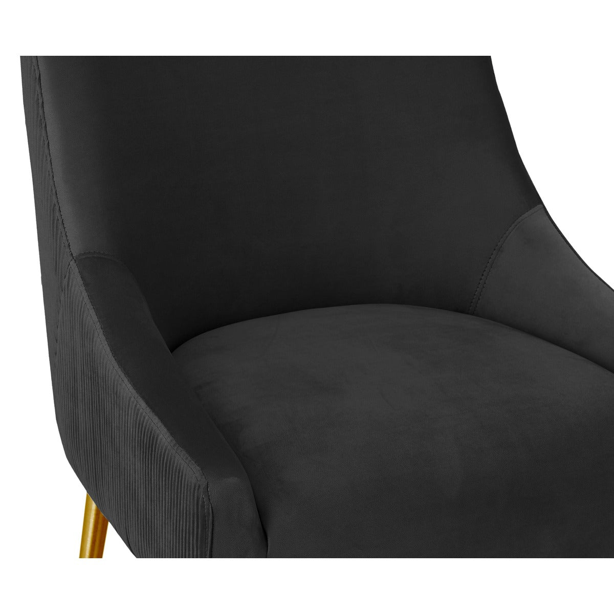 Beatrix Pleated Performance Velvet Stool