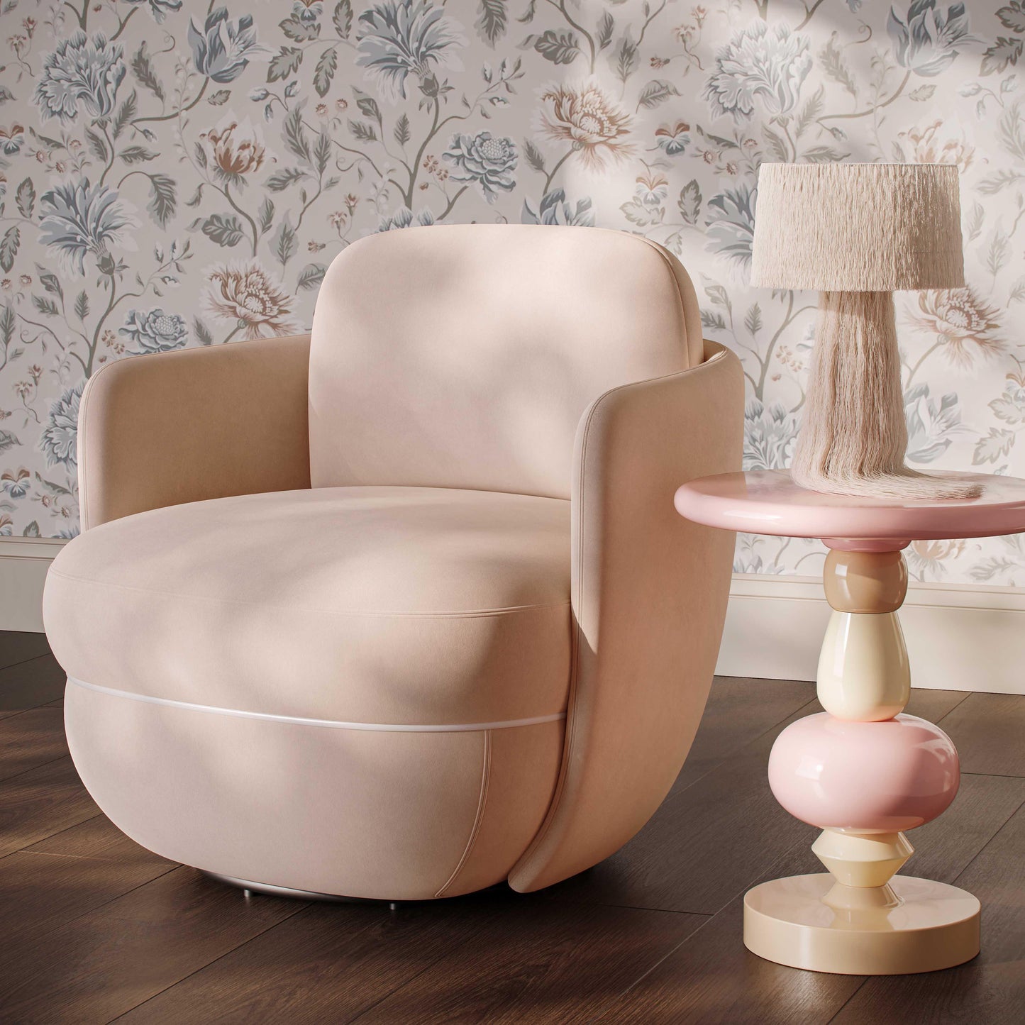TOV-S54471 wolfie velvet swivel chair 2